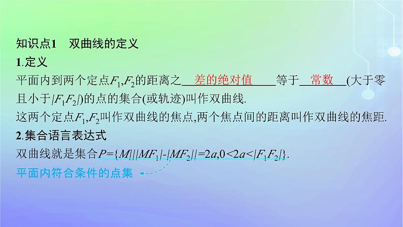 新教材2023_2024学年高中数学第二章圆锥曲线2双曲线2.1双曲线及其标准方程课件北师大版选择性必修第一册05