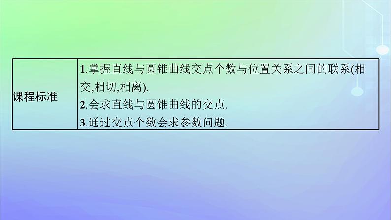 新教材2023_2024学年高中数学第二章圆锥曲线4直线与圆锥曲线的位置关系4.1直线与圆锥曲线的交点课件北师大版选择性必修第一册03