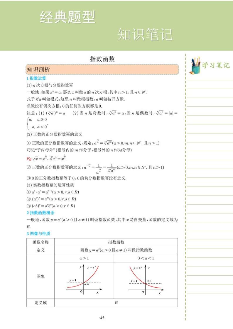 新教材高一数学上学期期末高分专项复习考点 7 指数函数（2份打包，原卷版+教师版）01