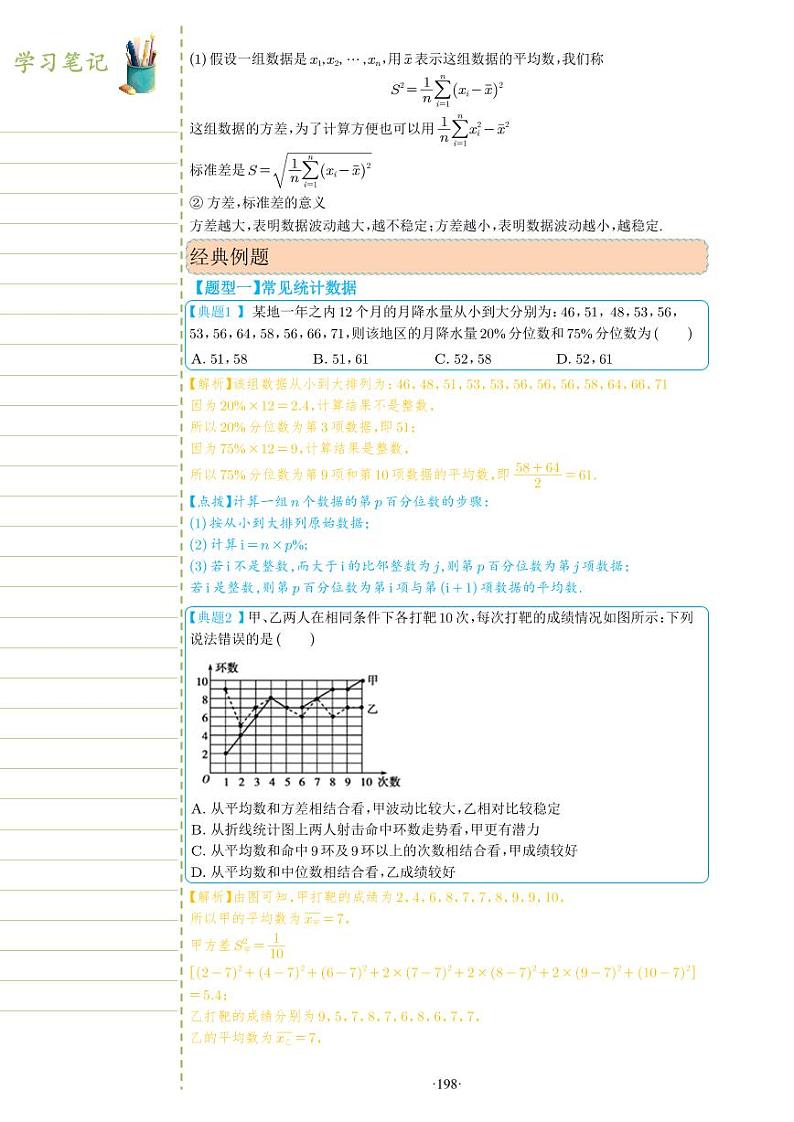 新教材高一数学上学期期末高分专项复习考点 23 用样本估计总体(教师版)第2页
