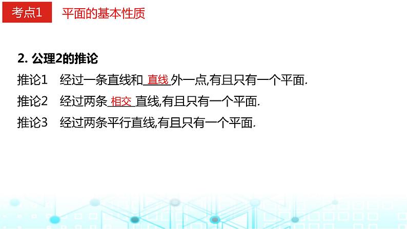 2024届人教A版高考数学一轮复习空间空间点直线平面之间的位置关系课件2第4页