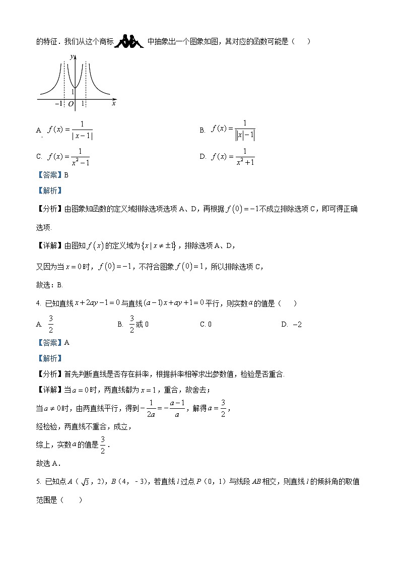 浙江省杭州第十四中学2023-2024学年高二上学期10月阶段性监测数学试题 Word版含解析第2页