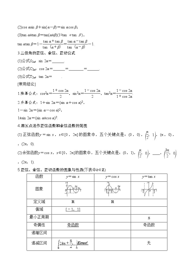 2024年高考数学第一轮复习4.3 三角函数的图象与性质(原卷版)第2页
