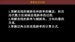 1.2《直线的倾斜角斜率及其关系课件》北师大高中数学选择性必修第一册