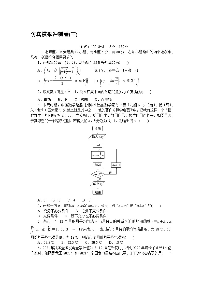 (文科版)2024年高考数学第一轮复习全程考评特训仿真模拟冲刺卷(三)01