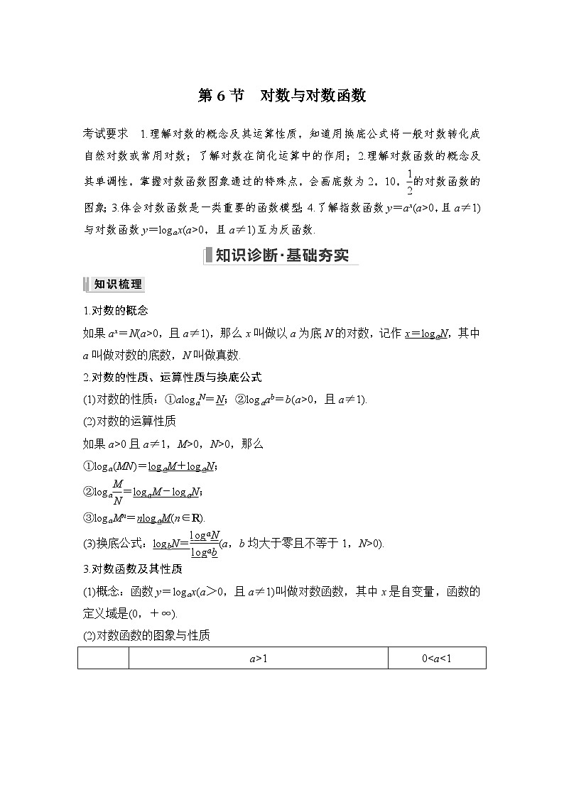 第6节 对数与对数函数第1页