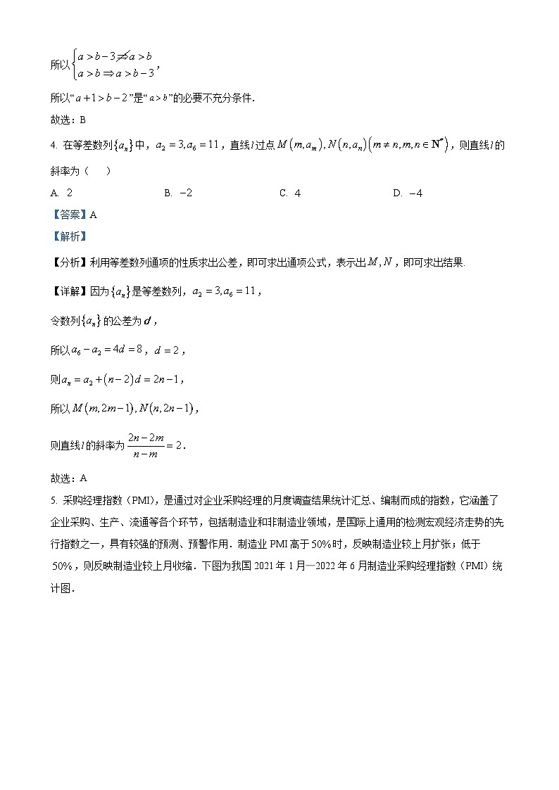 四川省广安第二中学2023-2024学年高三文科数学上学期第一次月考试题(Word版附解析)第2页
