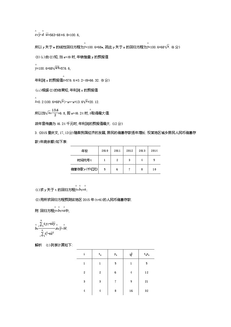 1_11.5 变量间的相关关系、统计案例(十年高考)第3页