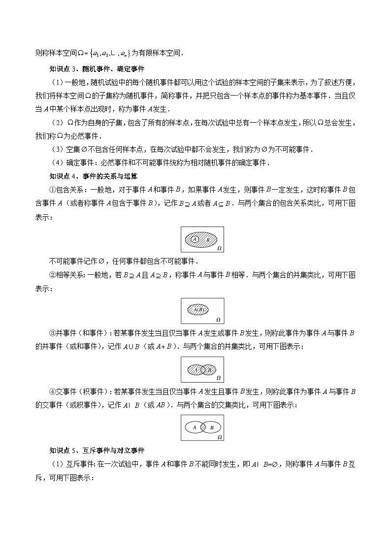 2024年高考数学第一轮复习四十三讲39 随机事件的概率与古典概型(十二大经典题型)(原卷附答案)第2页