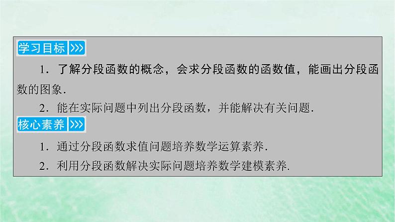 新教材适用2023_2024学年高中数学第3章函数的概念与性质3.1函数的概念及其表示3.1.2函数的表示法第2课时分段函数课件新人教A版必修第一册第4页