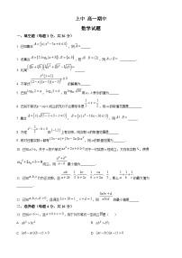 【期中真题】上海市上海中学2022-2023学年高一上学期期中数学试题.zip