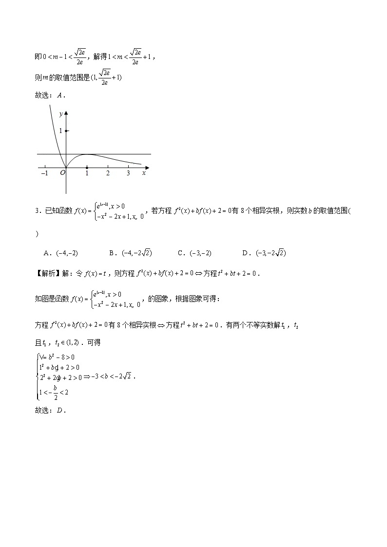 新高考数学三轮冲刺压轴小题提升练习专题5 函数嵌套问题（含解析）03