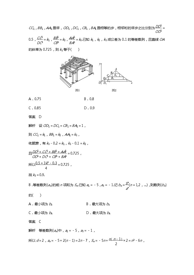满分之路(备战2024高考)高考数学二轮复习之必刷小题11 数 列(解析版)第3页