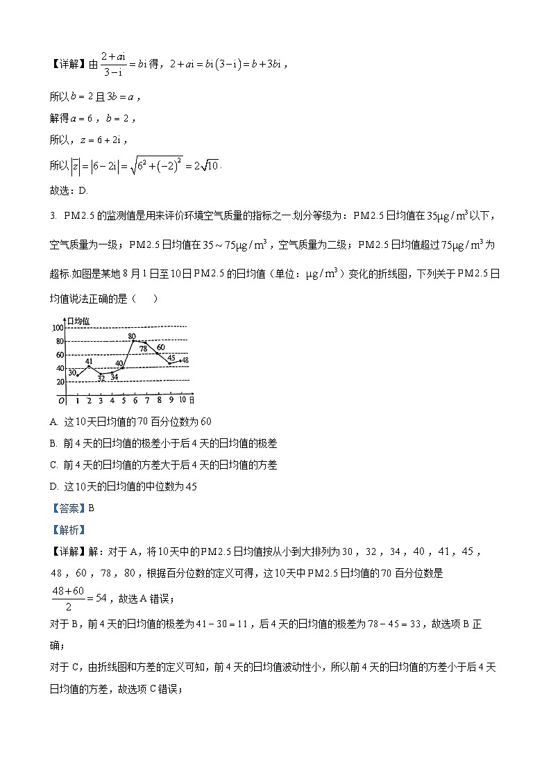 贵州省贵阳市清华中学2024届高三数学上学期10月月考试题(Word版附解析)第2页