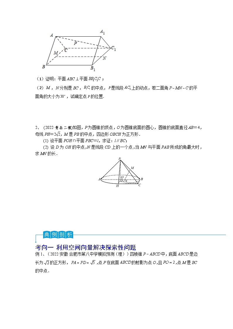 2024年高考数学第一轮复习精品导学案第55讲 空间角与距离的计算(2)(学生版)第2页