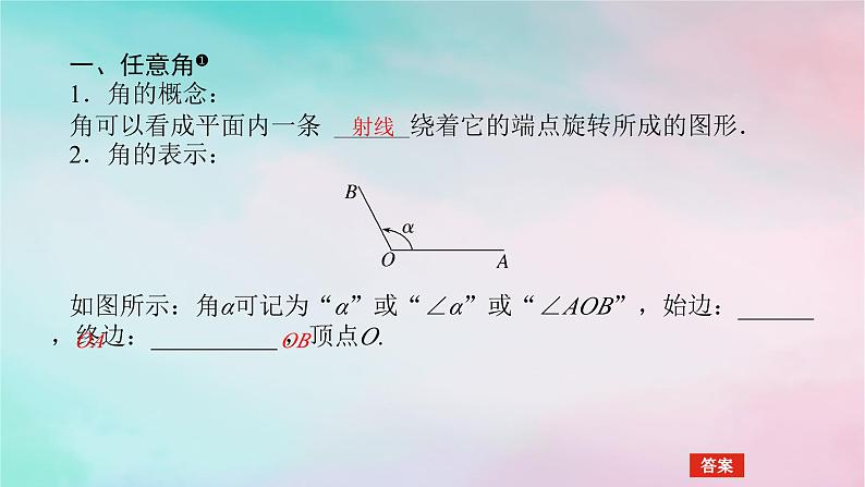 2024版新教材高中数学第五章三角函数5.1任意角和蝗制5.1.1任意角课件新人教A版必修第一册第4页