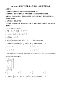 辽宁省大连市第二十四中学2023-2024学年高二数学上学期期中试题（Word版附解析）