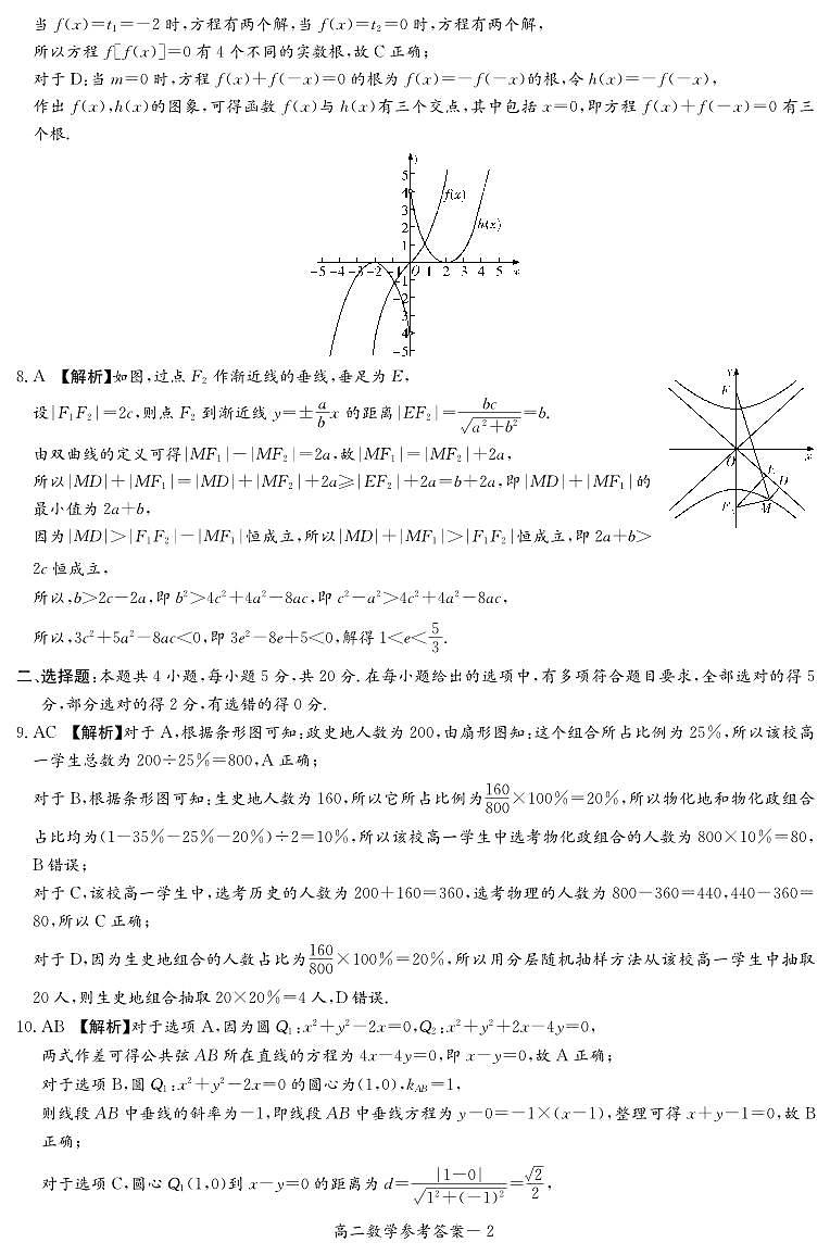 2024湖南省名校联考联合体高二上学期第二次联考(期中考试)数学试题PDF版含答案02