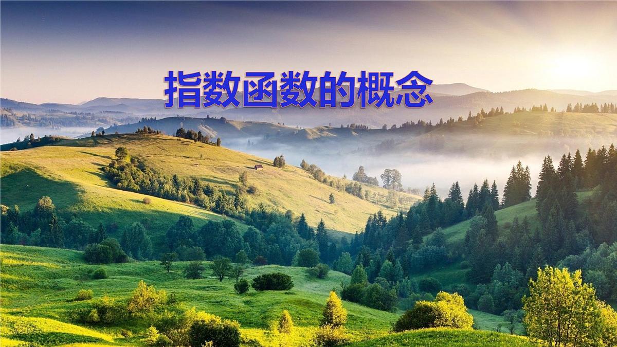 4.2.1指数函数的概念课件-2023-2024学年高一上学期数学人教A版(2019)必修第一册第1页