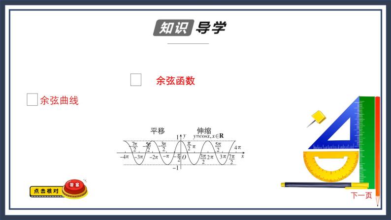 人教B版高中数学必修三7．3.3　余弦函数的性质与图像 课件+同步分层练习（含答案）04