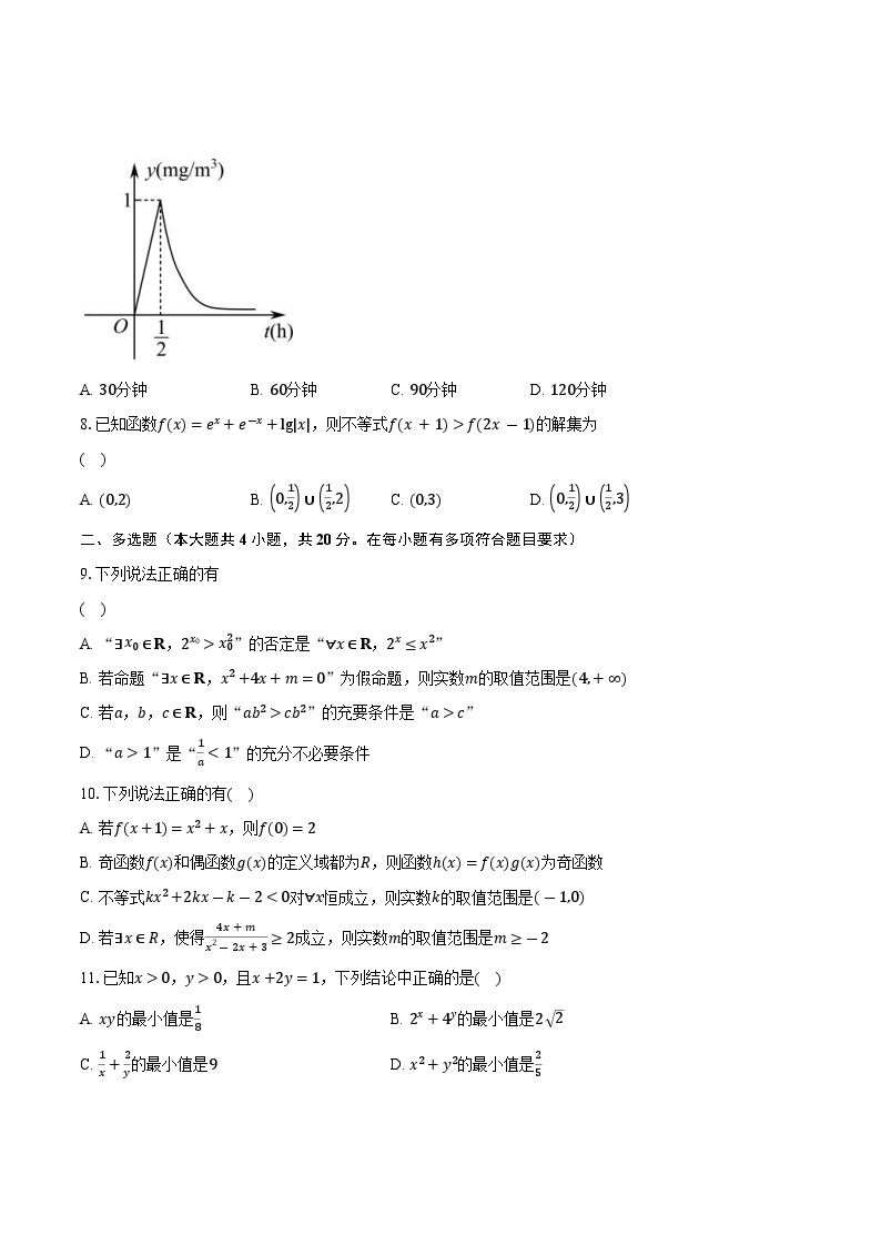 2023-2024学年广东省六校高一上学期期中联考数学试题（含解析）02