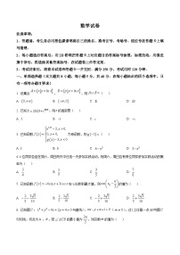 云南师范大学附属中学2024届高三上学期高考适应性月考卷（六）数学