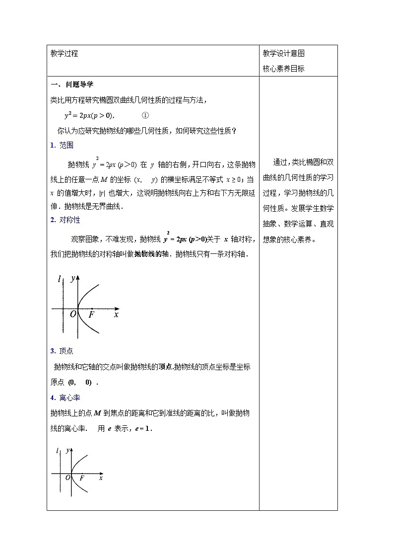 新课程人教A版高中数学优质教案及教学设计--选择性必修102