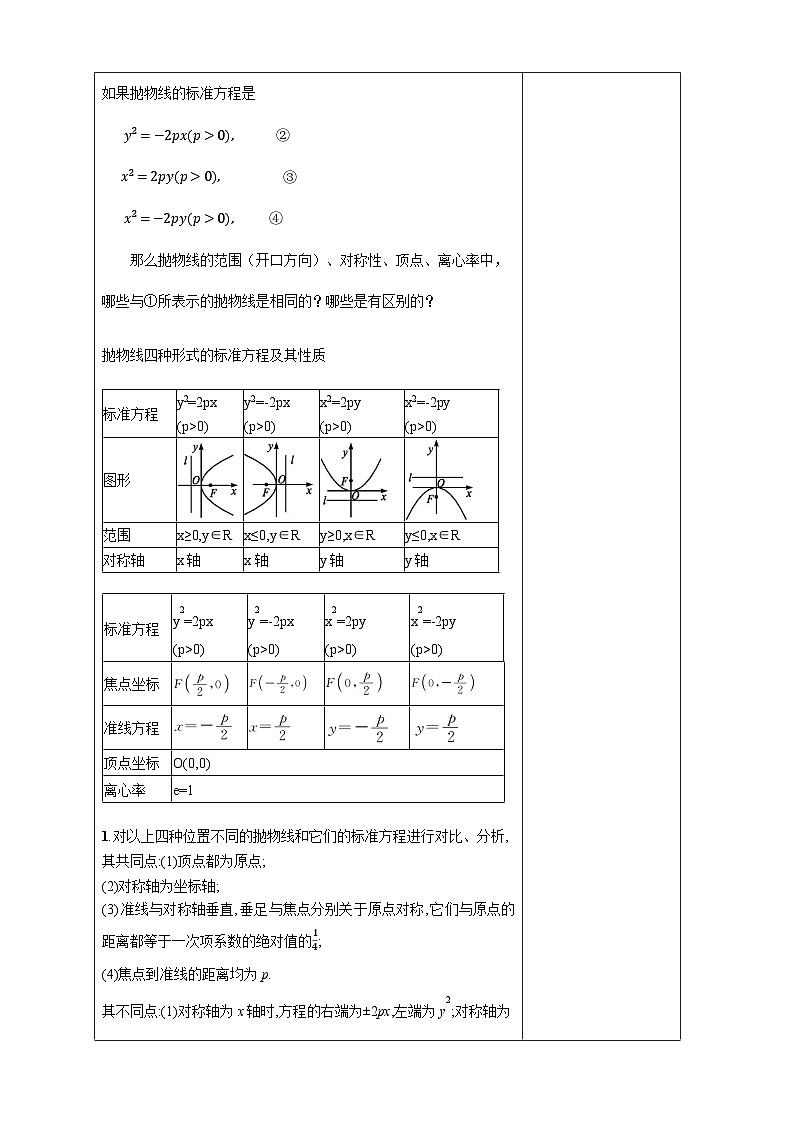 新课程人教A版高中数学优质教案及教学设计--选择性必修103