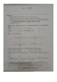河南省九师联盟大联考2023-2024学年高三上学期12月月考数学试题