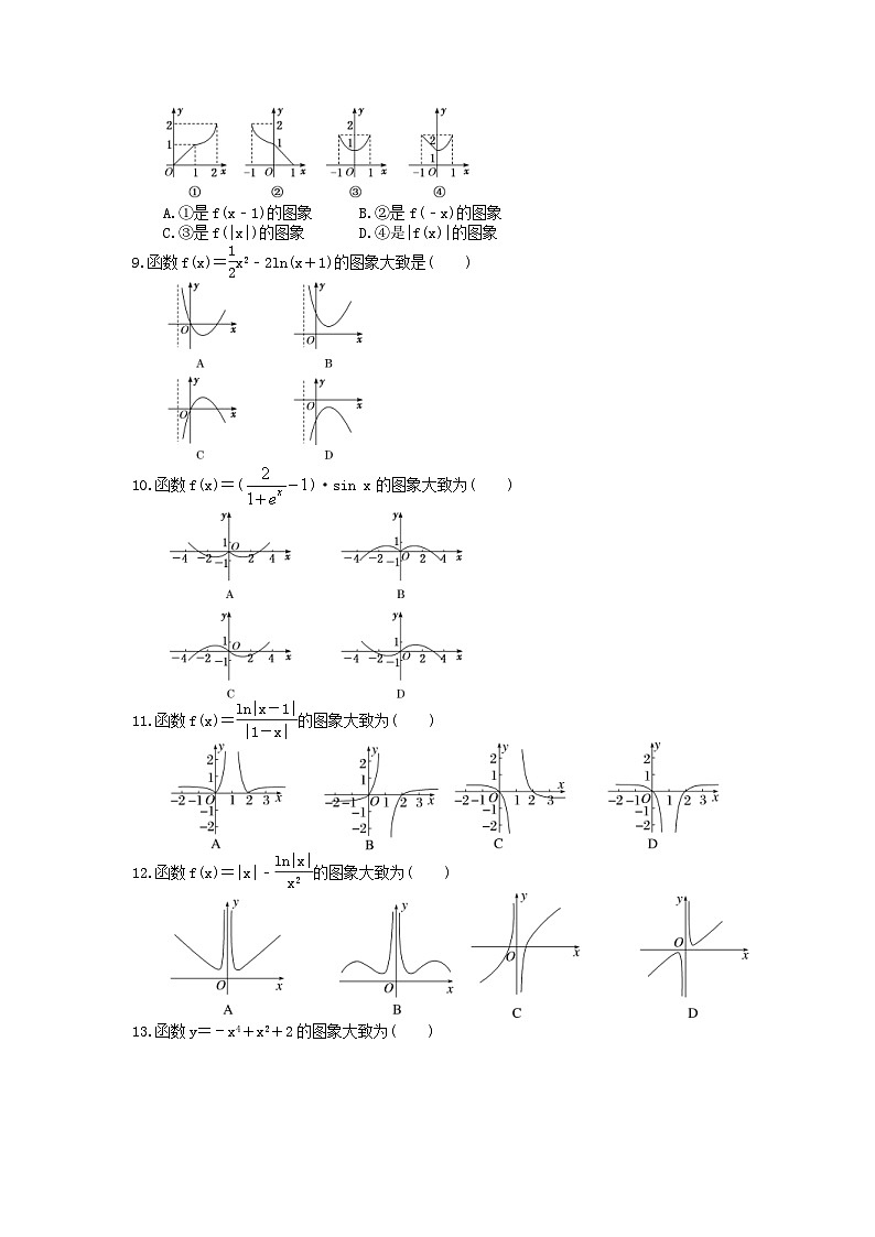 (小白高考)新高考数学(适合艺考生)一轮复习09《函数的图象及其应用》巩固练习(2份打包,答案版+教师版)02