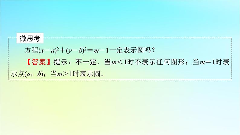 新教材2024版高中数学第二章直线和圆的方程2.4圆的方程2.4.1圆的标准方程课件课件新人教A版选择性必修第一册第8页