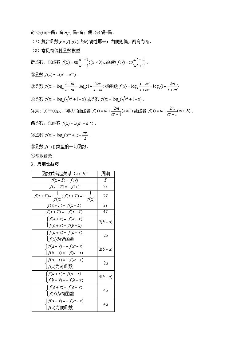 专题15 周期性、单调性、奇偶性、对称性的灵活运用(精讲精练)-备战2024年高考数学二轮复习讲练测(新备战2024年高考专用)03