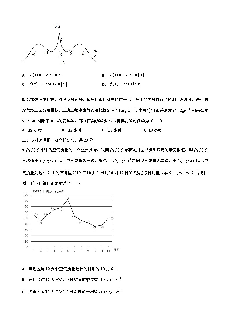 2020-2021学年上学期数学高二期末考第3页