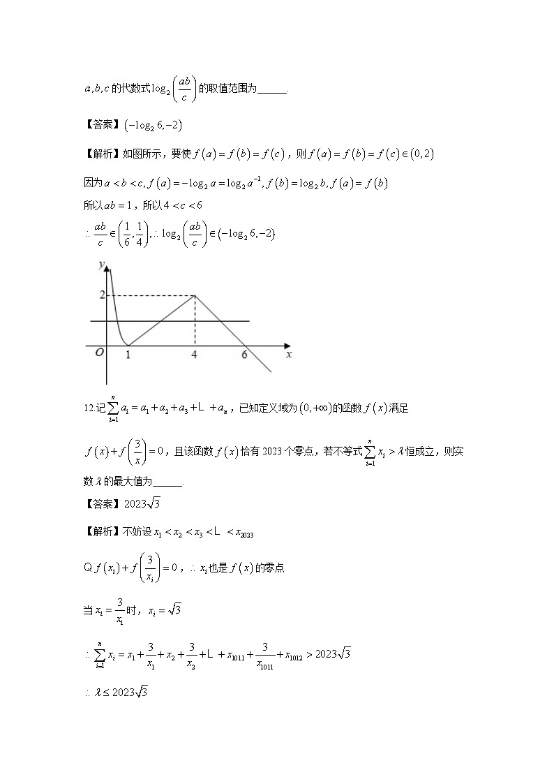 53,上海市莘庄中学2023-2024学年高一上学期12月月考数学试题(2)03