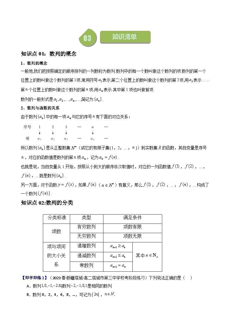 第01讲 4.1数列的概念(8类热点题型讲练)-高二数学同步讲练测(人教A版选择性必修第二册)02