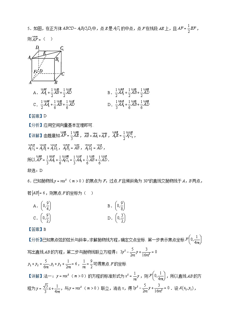 2024届山东省文登第一中学高三上学期12月阶段测试数学试题含答案第3页