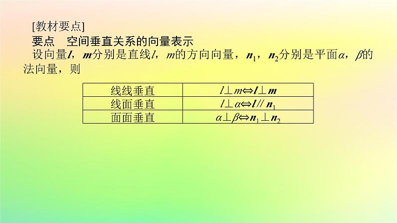 新教材2023版高中数学第三章空间向量与立体几何4向量在立体几何中的应用4.2用向量方法研究立体几何中的位置关系第二课时空间中直线平面的垂直课件北师大版选择性必修第一册04