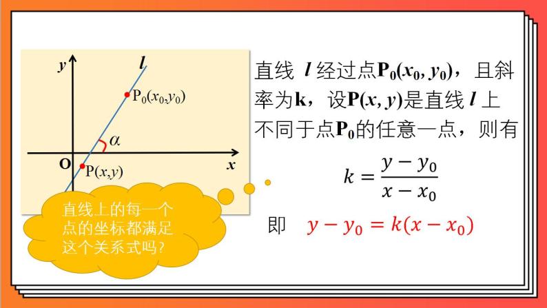 2.2.1《直线的点斜式方程》课件-人教版高中数学选修一04