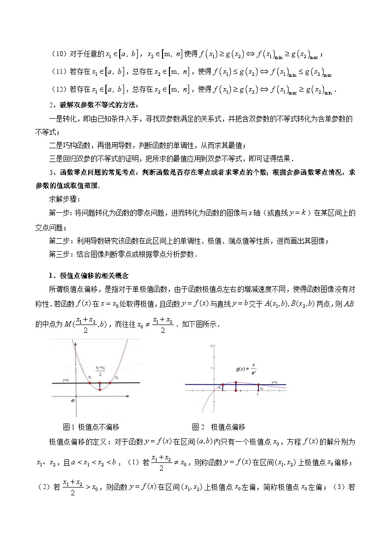 【寒假作业】人教A版2019 高中数学 高二寒假提升训练专题05 导数的综合问题（九大考点）-练习03