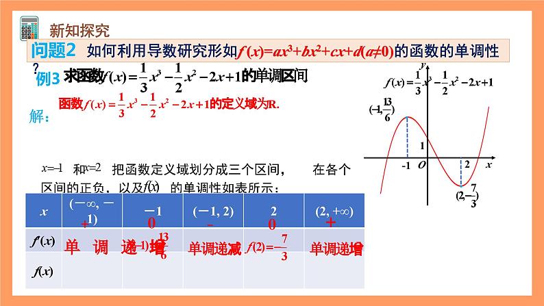 人教A版(2019)高中数学选修二 5.3.1《函数的单调性》第二课时 课件05