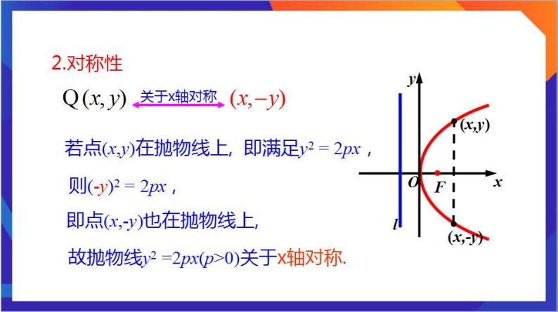 3.3.2《抛物线的简单几何性质》（第1课时）课件+分层作业（含答案解析）-人教版高中数学选修一07