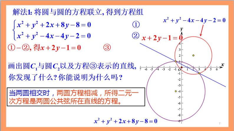 2.5.2《 圆与圆的位置关系》课件+教案+分层练习+导学案（含答案解析）-人教版高中数学选修一07