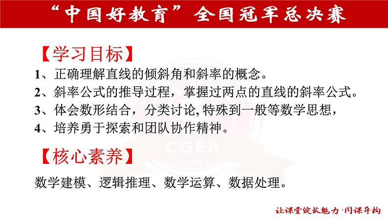 “中国好教育”直线的斜率和倾斜角(金箍棒)9.19第2页