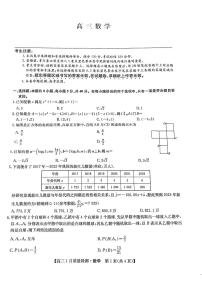 九师联盟2024届高三上学期1月质量检测试数学试题