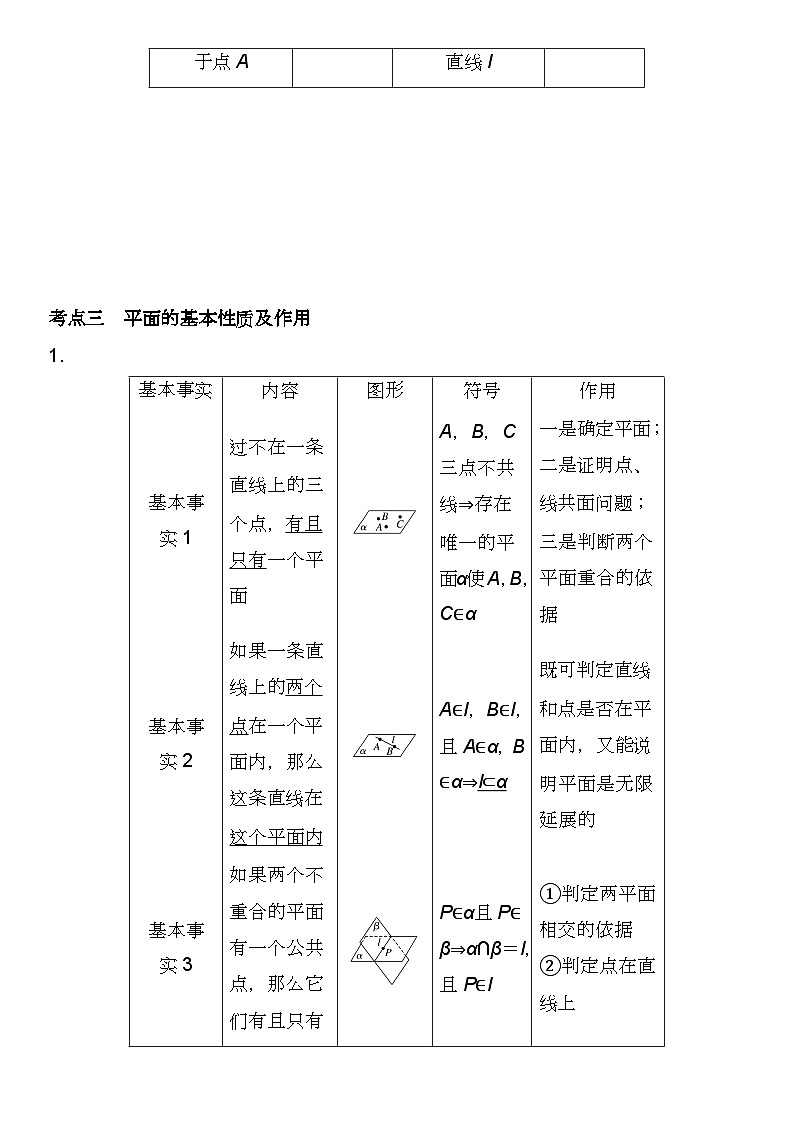 (苏教版2019必修第二册)高一数学《重点难点热点》精讲与精练分层突破 13.2.1 平面的基本性质【附答案解析】第3页