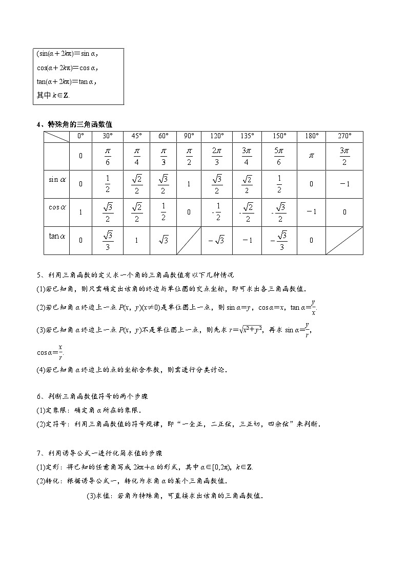 5.2.1 三角函数的概念5种常见考法归类(解析版)第2页