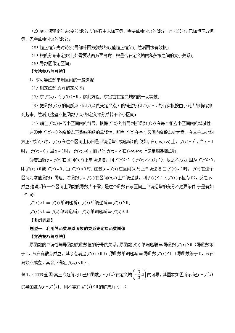 备战2024高考数学艺体生一轮复习40天突破90分讲义专题15 单调性问题(原卷版+解析版)02