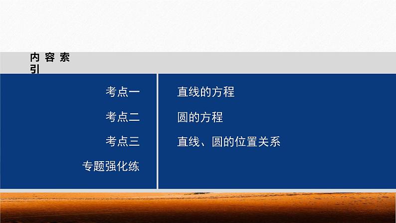 专题六 第1讲 直线与圆--高三高考数学复习-PPT03
