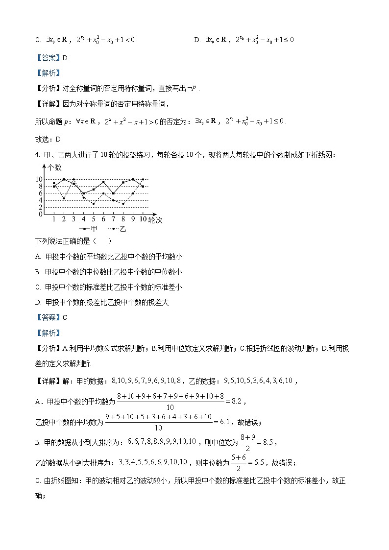 精品解析:四川省宜宾市第六中学校2024届高三上学期期末数学(文)试题(解析版)第2页
