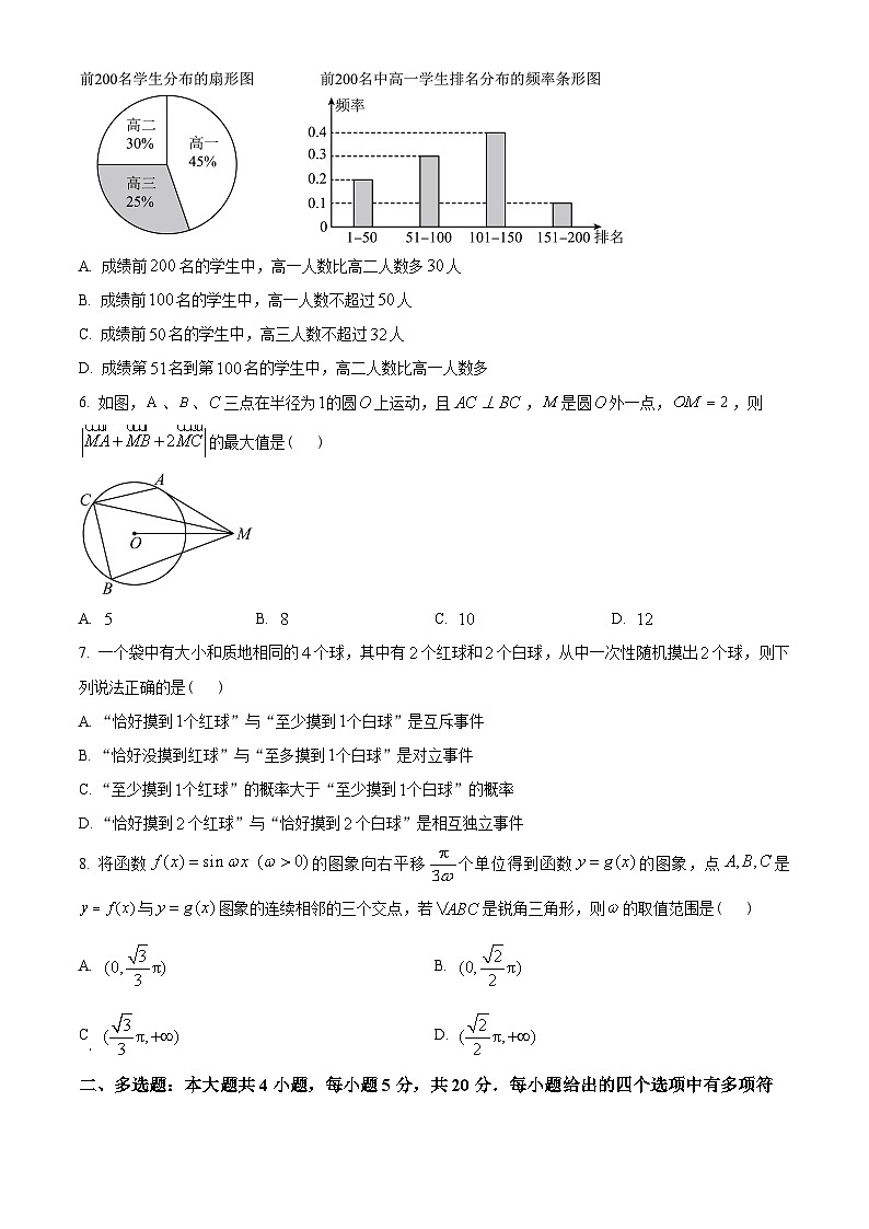 浙江省丽水市2022-2023学年高一下学期6月期末数学试题(学生版+解析)第2页